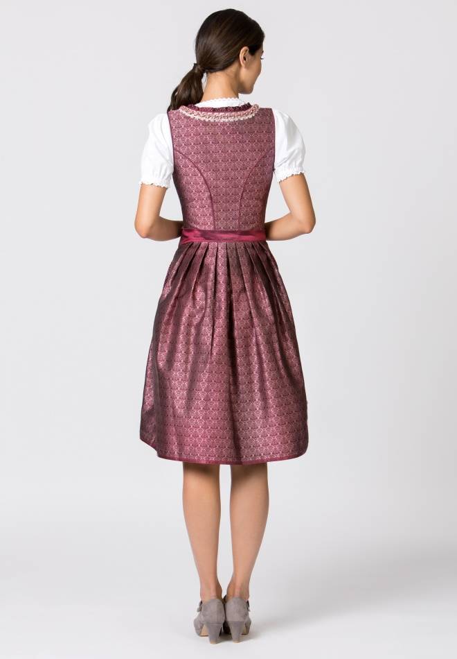 Stockerpoint Dirndl Giselle bordeaux 30 Versandkostenfrei