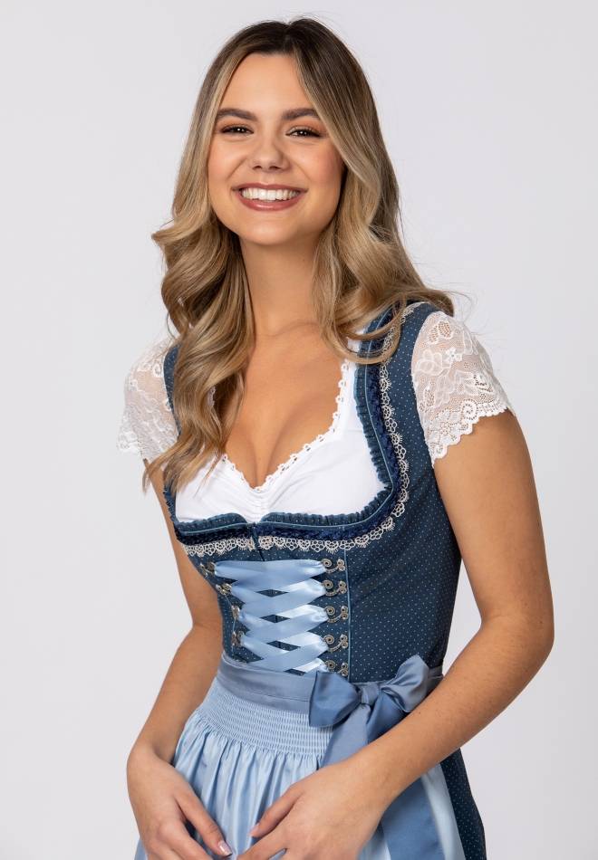 Stockerpoint Dirndl Harper blau 32 Preisnachlass