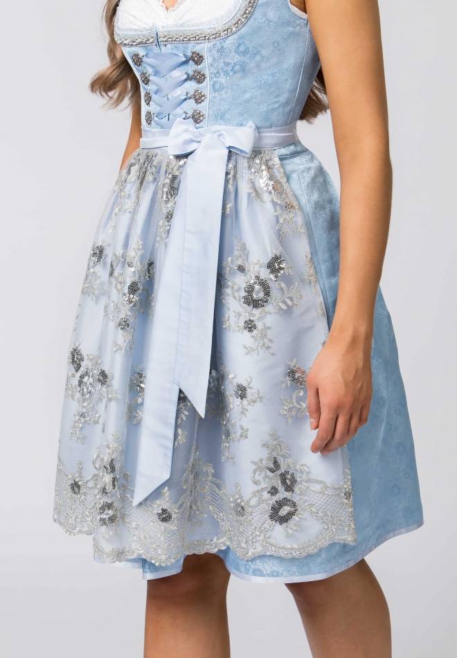 Stockerpoint Dirndl Maya hellblau 32 Saisonschlussverkauf