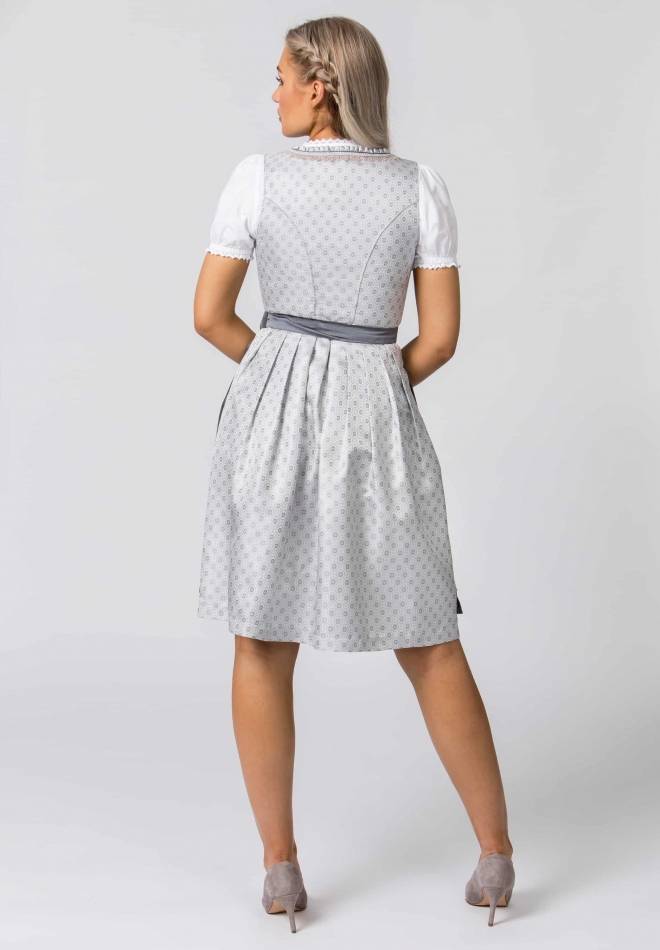 Stockerpoint Dirndl Sonja hellgrau 32 Weihnachtsangebot
