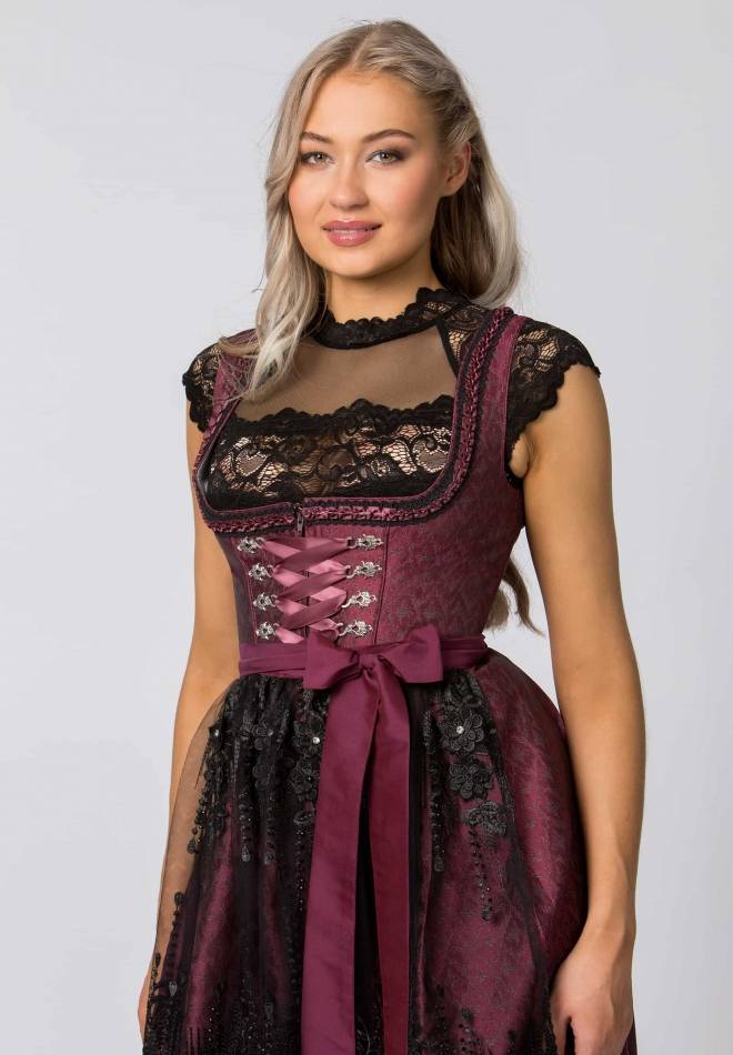 Stockerpoint Dirndl Sanja bordeaux 32 Lagerräumung