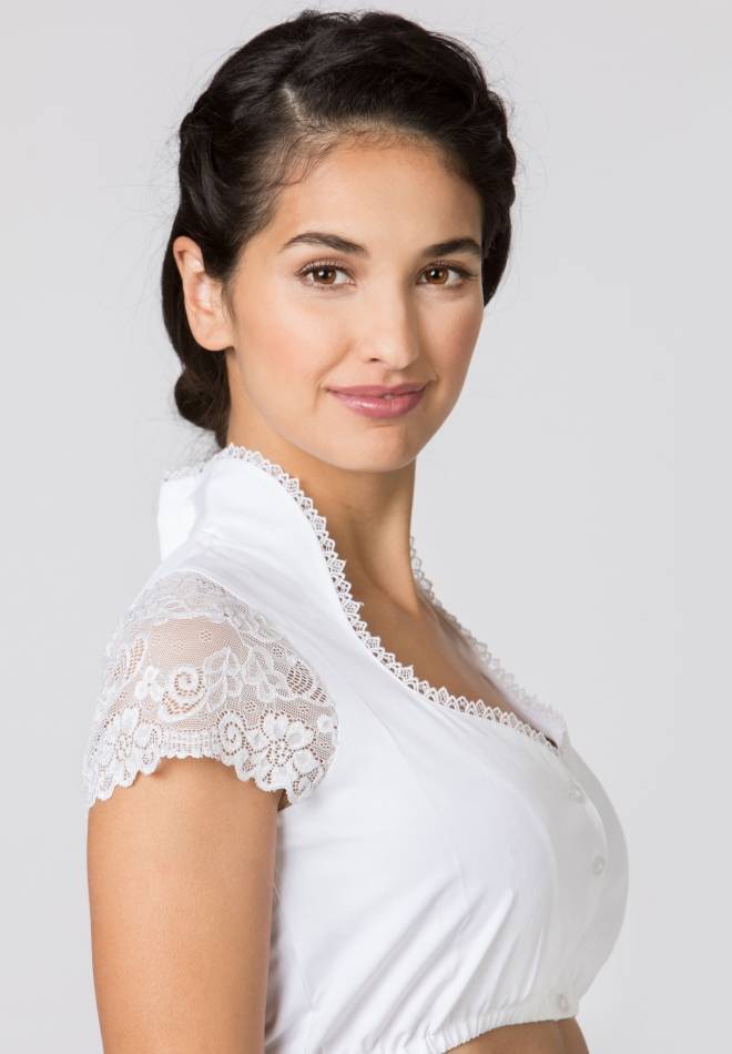 Stockerpoint Bluse B-8058 weiss 32 Online Outlet