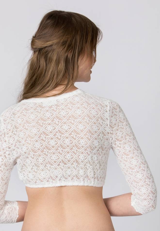 Stockerpoint Dirndlbluse Elza creme 36 Kostenlose Rückgabe
