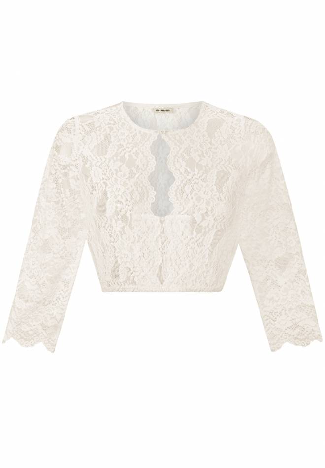 Stockerpoint Dirndlbluse Smilla creme 34 Nur noch ein Tag übrig