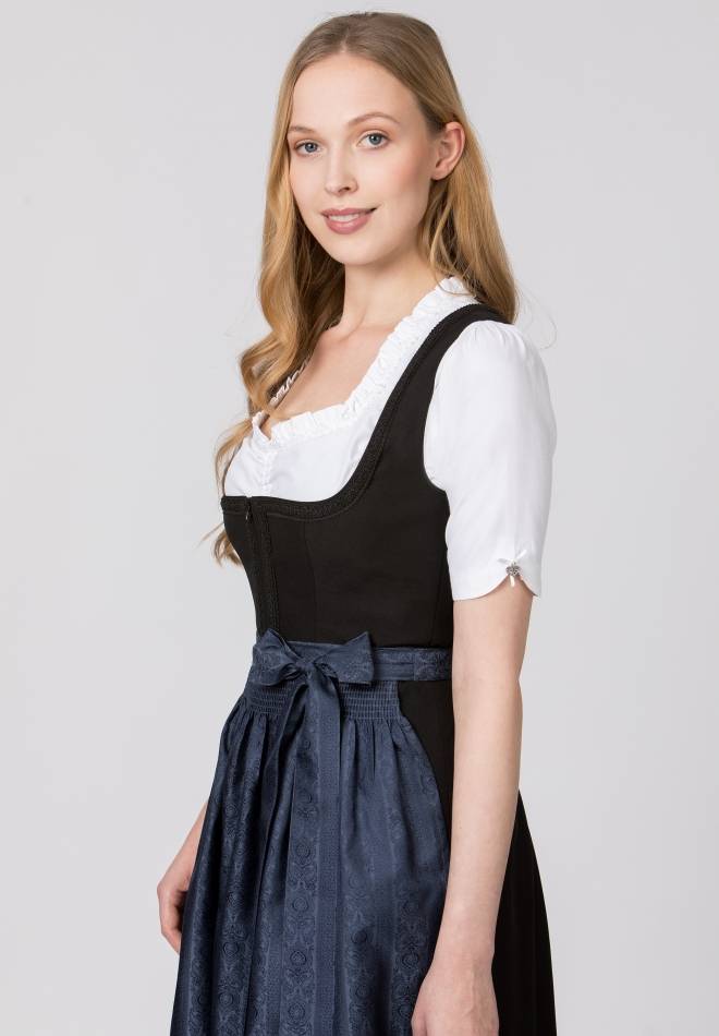 Stockerpoint Schürze Corinna blau 4 (52-56) Kostenloser Versand