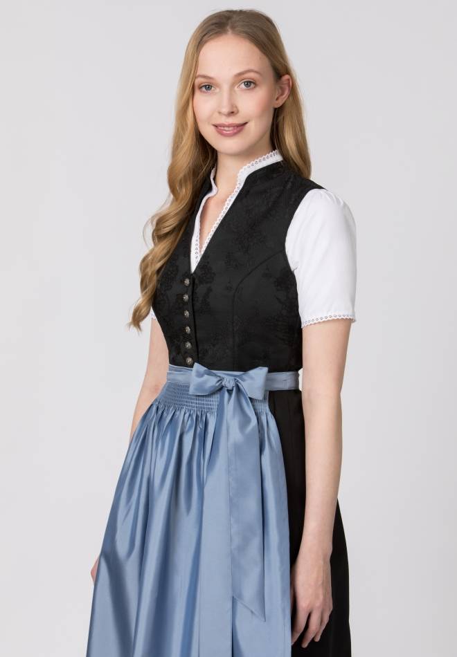 Stockerpoint Schürze Kristin rauchblau 1 (34-38) Online Outlet