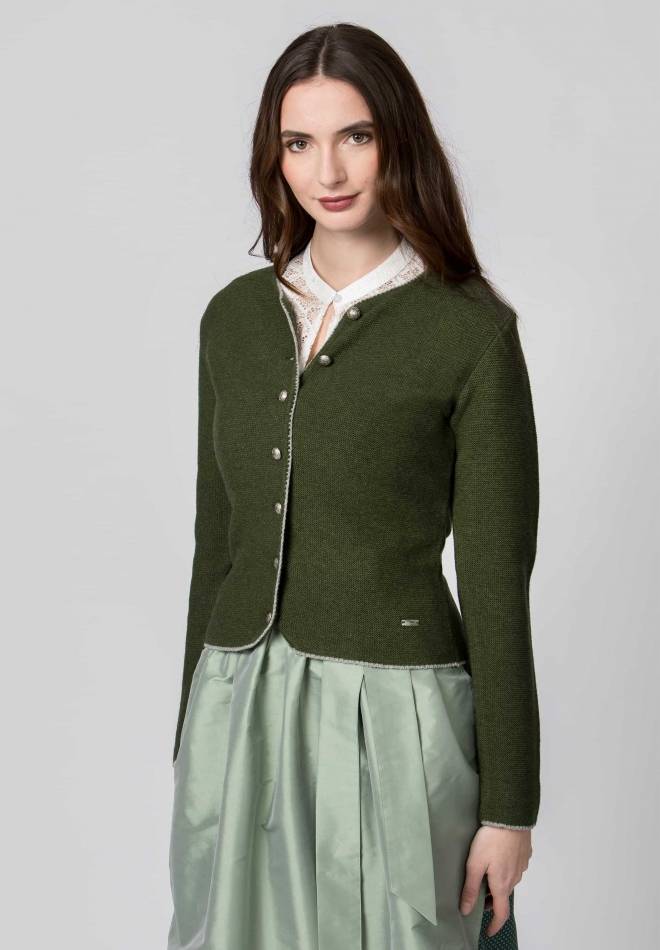 Stockerpoint Jacke Marissa moosgrün-grau 34 Letzte 3 Tage