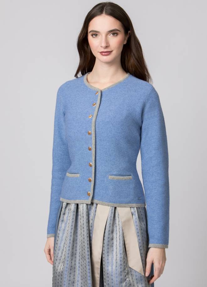 Stockerpoint Jacke Caro bleu-hellgrau 36 Letzter Tag