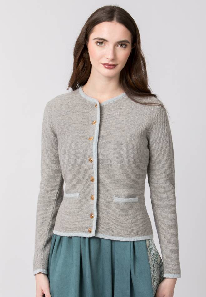 Stockerpoint Jacke Caro grau-hellblau 34 Zeitbegrenzte Promotion
