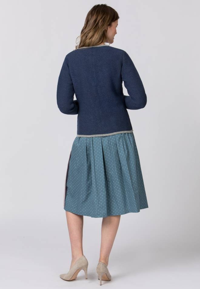 Stockerpoint Jacke Caro nachtblau-grau 34 Bis zu 50% Rabatt