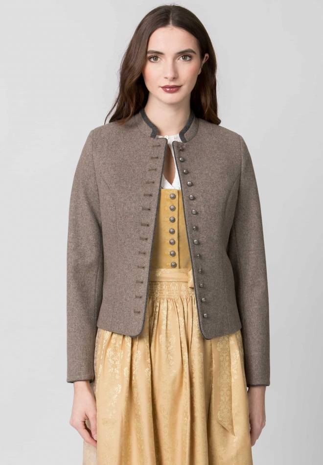 Stockerpoint Jacke Elisabeth nuss-grau 36 Nur noch ein Tag übrig