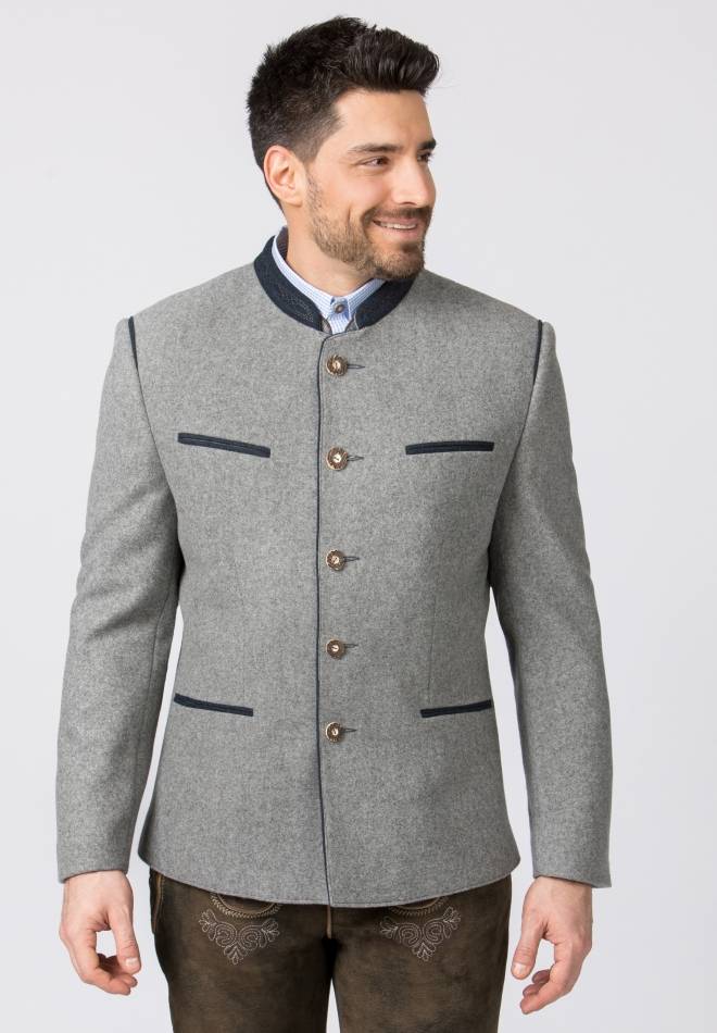 Stockerpoint Jacke Stachus hellgrau-blau 52 Online