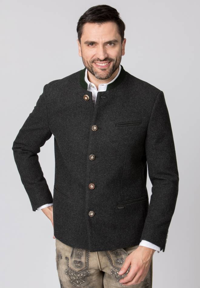 Stockerpoint Jacke Conrad anthrazit-tanne 44 Günstig kaufen