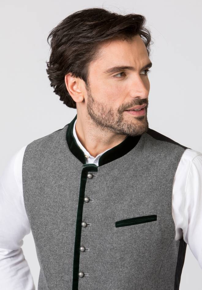 Stockerpoint Weste Alonso grau-forest 56 Muttertagsangebot