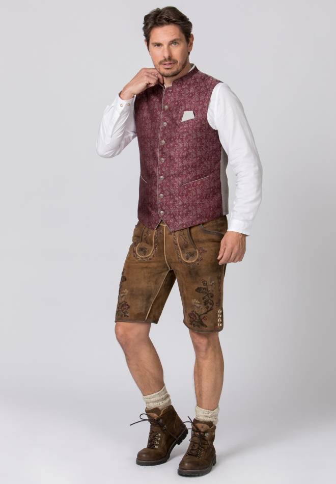 Stockerpoint Weste Edward bordeaux 48 Kostenlose Rückgabe