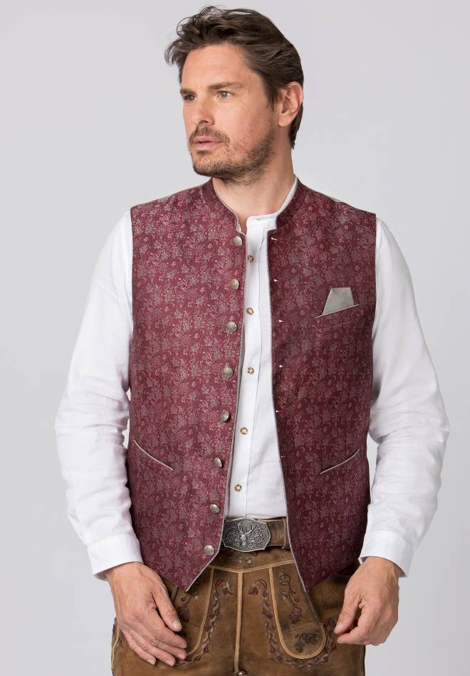 Stockerpoint Weste Edward bordeaux 48 Kostenlose Rückgabe