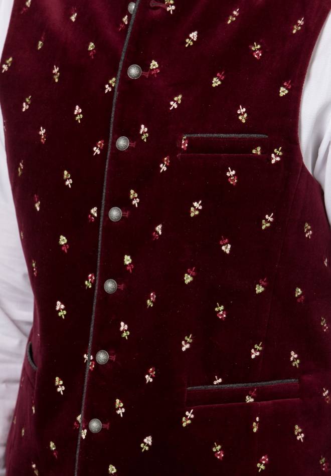 Stockerpoint Weste Vittorio bordeaux 46 Neueste Stile