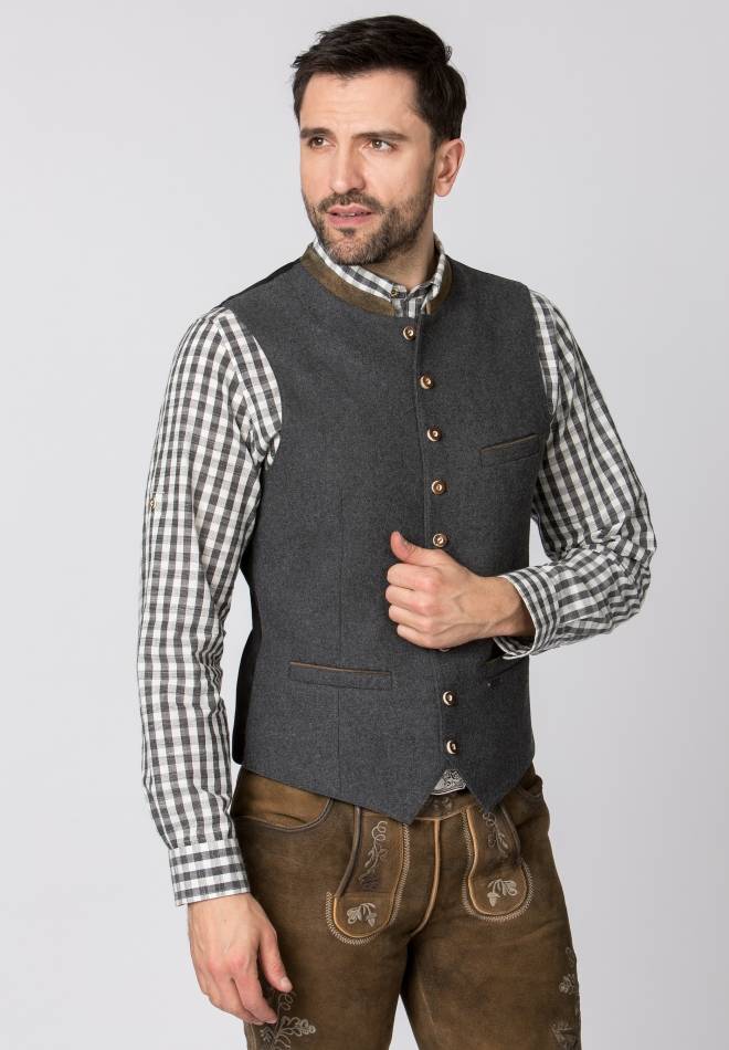 Stockerpoint Weste Gianni grau 48 Fabrikladen