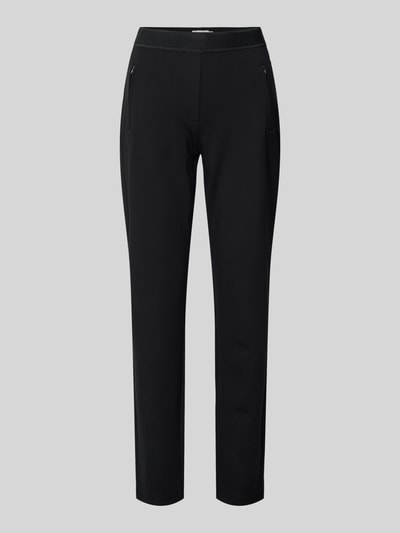 Peek & Cloppenburg Christian Berg WomanSlim Fit Stoffhose mit Reißverschlusstaschen in black Zeitbegrenzte Promotion