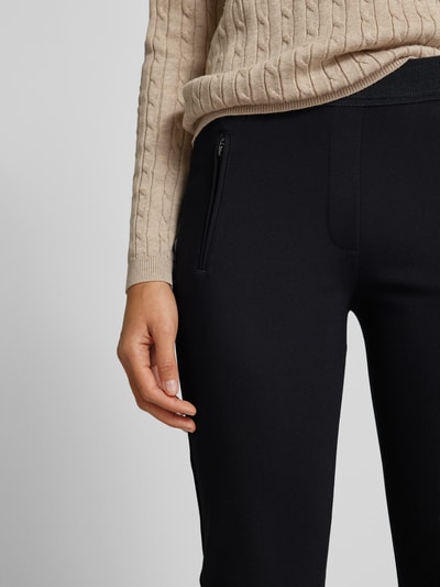 Peek & Cloppenburg Christian Berg WomanSlim Fit Stoffhose mit Reißverschlusstaschen in black Zeitbegrenzte Promotion