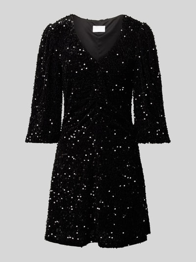 Peek & Cloppenburg Jake*s CollectionMinikleid mit V-Ausschnitt und Pailletten in black Bis zu 65% Rabatt