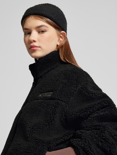 Peek & Cloppenburg ReviewSherpa Jacket mit Label-Patch in black Sonderangebot der Fabrik