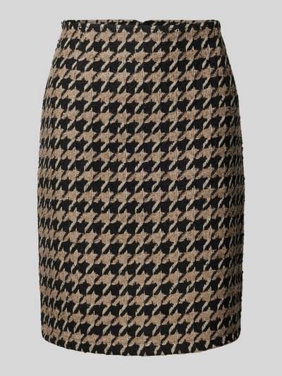 Peek & Cloppenburg Christian Berg WomanKnielanger Rock mit Strukturmuster in taupe Vierteljährliche Förderung