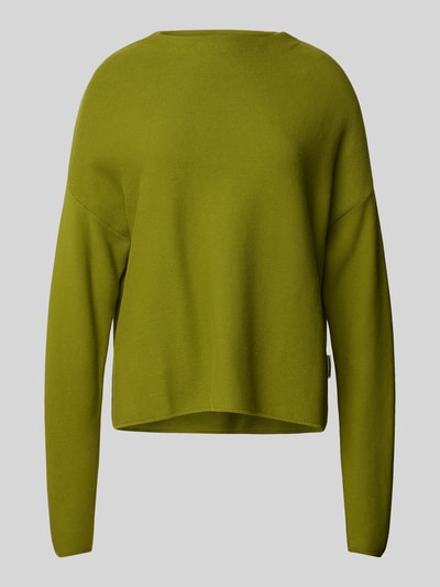 Peek & Cloppenburg ArmedangelsStrickpullover mit Strukturmuster Modell 'MERINAA' in gruen Kostenloser Versand international
