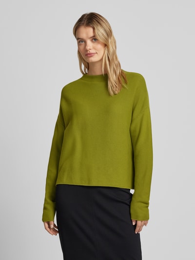 Peek & Cloppenburg ArmedangelsStrickpullover mit Strukturmuster Modell 'MERINAA' in gruen Kostenloser Versand international