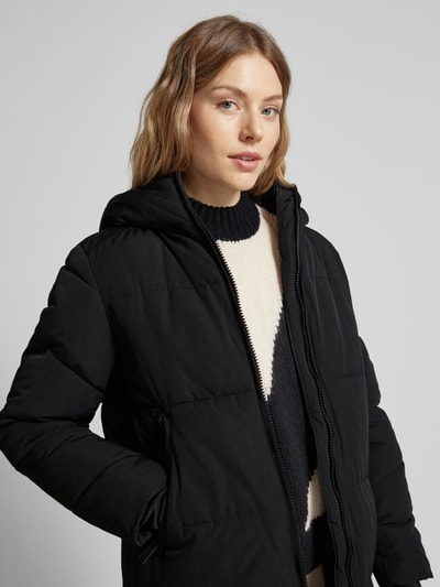 Peek & Cloppenburg WITHBLACKSteppmantel mit Kapuze in black Black Friday Preise