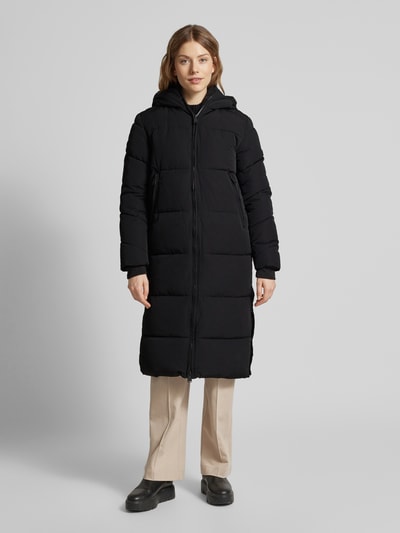 Peek & Cloppenburg WITHBLACKSteppmantel mit Kapuze in black Black Friday Preise