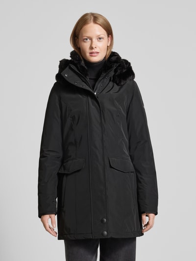 Peek & Cloppenburg WellensteynJacke mit Label-Detail Modell 'STAVANGER' in black Im Verkauf