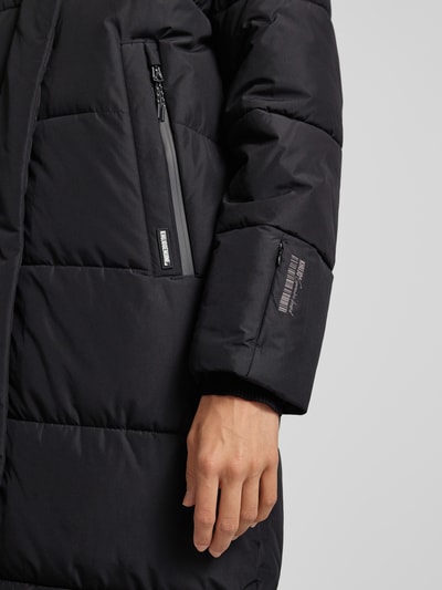 Peek & Cloppenburg khujoSteppmantel mit Label-Detail Modell 'SOULANI' in black Rabatte dieses Monats