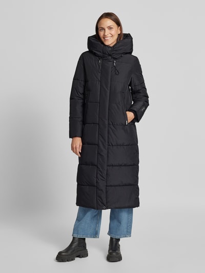 Peek & Cloppenburg khujoSteppmantel mit Label-Detail Modell 'SOULANI' in black Rabatte dieses Monats