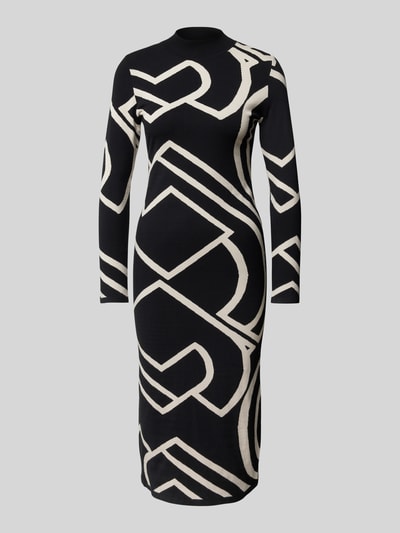 Peek & Cloppenburg commaStrickkleid mit Turtleneck in black Hotsell