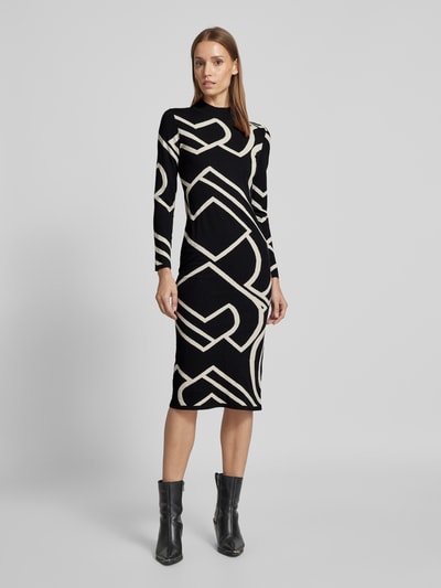 Peek & Cloppenburg commaStrickkleid mit Turtleneck in black Hotsell