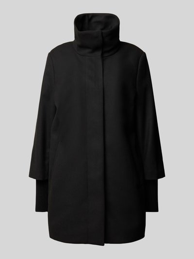 Peek & Cloppenburg Christian Berg Woman SelectionMantel mit Stehkragen in black Schlussverkauf
