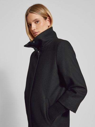 Peek & Cloppenburg Christian Berg Woman SelectionMantel mit Stehkragen in black Schlussverkauf