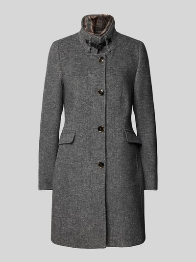 Peek & Cloppenburg Christian Berg Woman SelectionMantel mit Stehkragen in anthrazit melange Fabrikverkauf