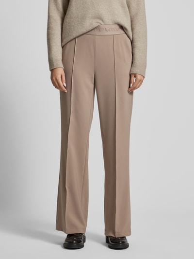Peek & Cloppenburg CambioStoffhose mit elastischem Bund Modell 'AVA' in beige Blitzverkäufe