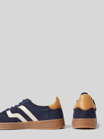 Peek & Cloppenburg GantSneaker aus Leder mit Label-Stitching Modell 'Cuzima' in bleu Günstig kaufen