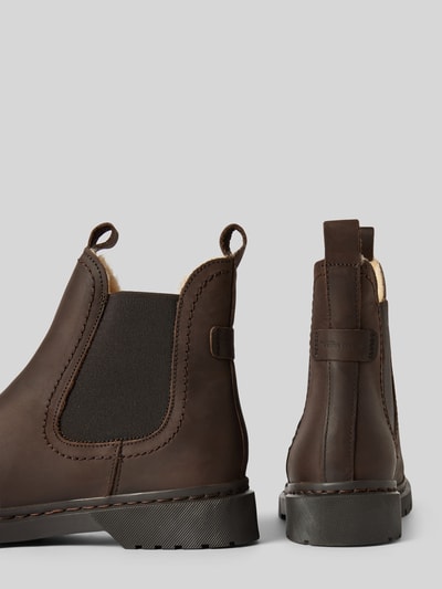 Peek & Cloppenburg TamarisStiefeletten aus Leder mit elastischen Einsätzen in dunkelbraun Flash Sale