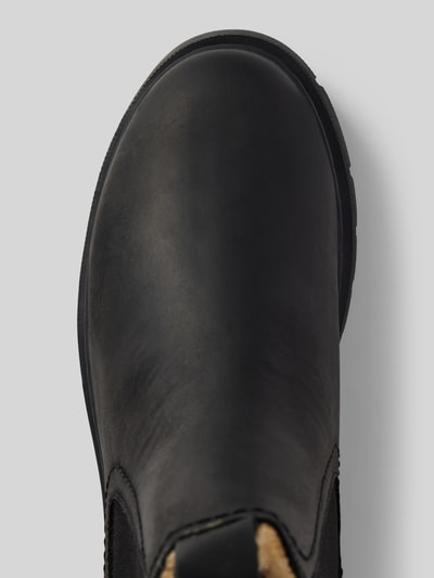 Peek & Cloppenburg TamarisStiefeletten aus Leder mit elastischen Einsätzen in black Online Shopping