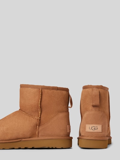 Peek & Cloppenburg UGGBoots aus Leder Modell 'CLASSIC MINI' in camel Saisonschlussverkauf