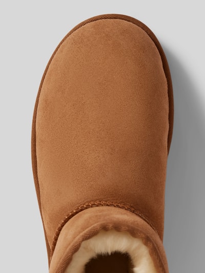 Peek & Cloppenburg UGGBoots aus Leder Modell 'CLASSIC MINI' in camel Saisonschlussverkauf