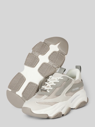 Peek & Cloppenburg Steve MaddenChunky Sneaker mit Zugschlaufe Modell 'POSSESSION' in hellgrau Cyber Monday