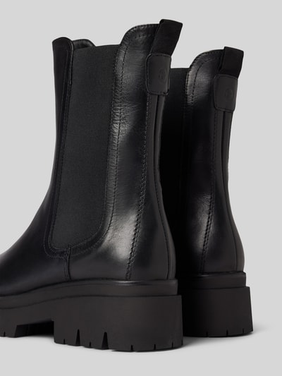 Peek & Cloppenburg TamarisChelsea Boots mit elastischem Einsatz in black Lagerräumung