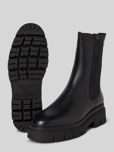 Peek & Cloppenburg TamarisChelsea Boots mit elastischem Einsatz in black Lagerräumung