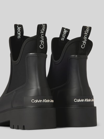 Peek & Cloppenburg Calvin Klein JeansGummistiefel mit Label-Detail in black Heißer Verkauf