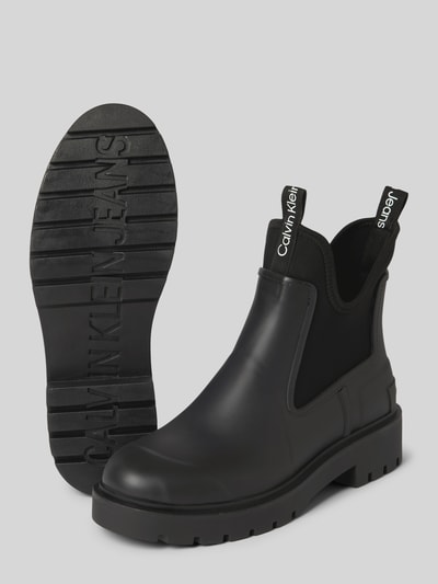 Peek & Cloppenburg Calvin Klein JeansGummistiefel mit Label-Detail in black Heißer Verkauf